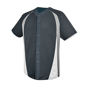 เสื้อเบสบอล OEM Pro Custom แบบขายส่ง ผ้าโพลีเอสเตอร์แห้งเร็ว ติดกระดุม  ปักชื่อและหมายเลข บริการจัดส่งรวดเร็ว - Product Image 1