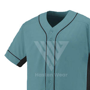 ชุดเบสบอลระบายอากาศสำหรับผู้ชายชุดเบสบอลพิมพ์โลโก้ของทีมโลโก้ได้ตามต้องการ - Product Image 5