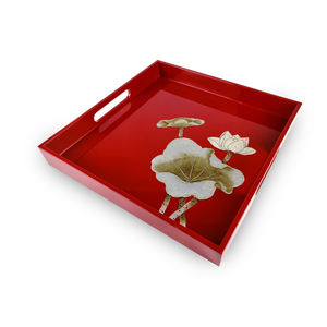Modern Vietnam <b>Lacquerware</b> Folk Art Eco-Friendly Durable Tray by VietnamCrafts for Home & Kitchen Display-LT6040 - Product Image 6