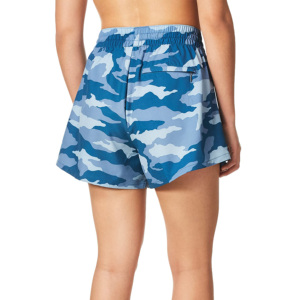 กางเกงว่ายน้ำชายหาดพิมพ์ลายพร้อมเชือกผูกเอว  โลโก้สั่งทำได้  ใส่ได้ทั้งชายและหญิง  ผ้าโพลีเอสเตอร์ 100% แห้งเร็ว ระบายอากาศดี  ขายส่งสำหรับฤดูร้อน - Product Image 3