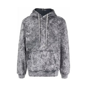 Vente en gros de sweats à capuche en coton mélangé respirant avec tissage au crochet réglable pour l'hiver - Product Image 1