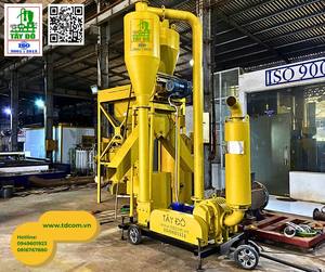 Tay Do pneumatic rice husk conveyor with capacity of 5 tons/hour has <b>trough</b> divided into 2 directions, saving time and labor - Product Image 5