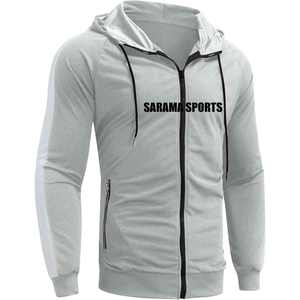 Ensemble de survêtement personnalisé à capuche en molleton de coton épais, imprimé uni, grande taille, pour sports d'hiver, unisexe - Product Image 4