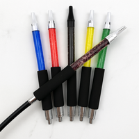 Accessoires pour narguilé en gros, tuyau de narguilé moderne laqué, plusieurs couleurs, embout buccal coloré réutilisable