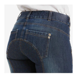 Pantalones vaqueros de equitación de alta calidad Pantalones ecuestres en tejido técnico a precios de fabricación totalmente personalizables - Product Image 2