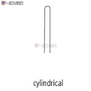 Sonde lacrimale cylindrique BOWMAN 12,5 cm en argent nickelé 1,5 mm 1,6 mm Instruments chirurgicaux ophtalmiques Outils de soins oculaires - Product Image 6