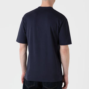 Logo personnalisé OEM 100% T-shirt boxy de coupe décontractée à épaules tombantes en coton biologique avec impression graphique Streetwear surdimensionné - Product Image 2