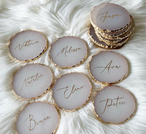 <b>Name</b> Resin Coaster Natural Coffee <b>Cup</b> Coaster High Purchasing Decorative Rounded Shape Resin Coffee Tea Coaster - Product Image 1