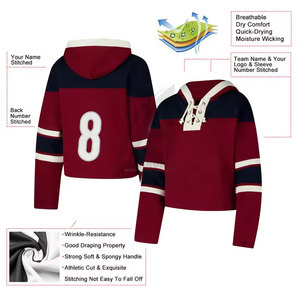 Diseña tus propias sudaderas de hockey sobre hielo de alta calidad para invierno, nuevo estilo, venta al por mayor, precio económico, sudadera de hockey de Alexandria Industries - Product Image 5