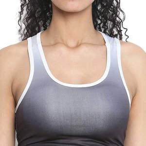 Conjuntos de entrenamiento de Yoga para mujer Sujetador acanalado Tops Deporte Fitness Ejercicio Elástico Jogging Ropa Sujetador deportivo para mujer - Product Image 2