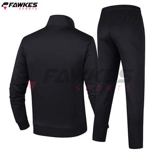 Chándales de ropa informal para hombre, 2 piezas, cremallera completa, gimnasio atlético, Jogging, chándal personalizado de alta calidad - Product Image 5