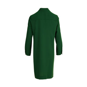 เสื้อคลุมสีเขียวมีกระดุมระบายทรงหลวมสำหรับสุภาพสตรี - Product Image 3