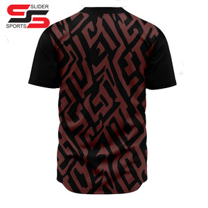 High Quality Quick Dry Baseball Jersey Custom Sublimated Sportswear with Durable Button Uniform Breathable Design Latest Style - Product Image 4