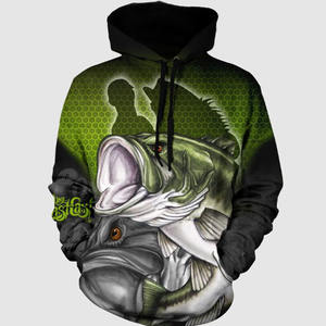 Custom New Long Sleeve Fishing <b>Hoodie</b> Breathable Quick Dry Lightweight Recycled Polyester Sublimation Fishing <b>Hoodie</b> - Product Image 2