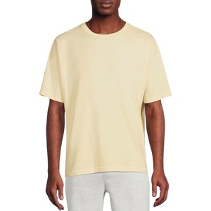 Camisetas de diseño personalizado en blanco de 100% algodón para hombre, camiseta informal de gran tamaño con hombros caídos de alta calidad para hombre - Product Image 1