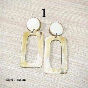 Buffalo Horn <b>Earrings</b> for Girls <b>Earring</b> Woman <b>Earring</b> Horn Jewelry Natural Horn for Women High Quality - Product Image 2