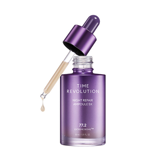 MISSHA Time Revolution Ampolla de reparación nocturna 5X 50ml Cuidado DE LA PIEL coreano Hidratación intensa Mejora de las arrugas Suero facial antienvejecimiento