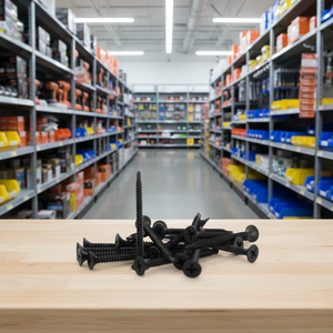 Vis pour cloisons sèches Classe 8.8 Pointe de forage Auto-perceuse Tête de trompette Revêtement phosphaté pour montants métalliques Plaques de plâtre - Métrique/Pouces Carbone - Product Image 1