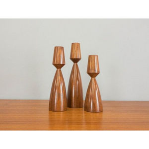 Candelabro de madera decorativo para el hogar de diseño admirable, candelabro de madera hecho a mano de la mejor calidad a buen precio - Product Image 4