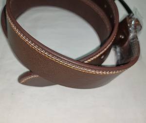 ESPRIT Ceinture classique en cuir véritable de vachette vintage du Pakistan avec boucle à épingle Ceinture de luxe confortable et décontractée, durable et élégante - Product Image 3