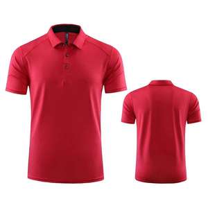 T-shirt polo uni à impression personnalisée pour hommes, vêtements de sport de golf, vêtements de sport à séchage rapide, chemise respirante à manches courtes, hauts et polos - Product Image 2