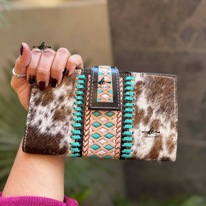 กระเป๋าคลัทช์สำหรับผู้หญิงหนังวัวขนสัตว์มีลายสไตล์สไตล์ใหม่ - Product Image 1