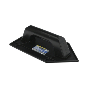 Spatola in plastica con manico e punta rotondi, 26 x 14 cm. Nero con fossette - Product Image 1