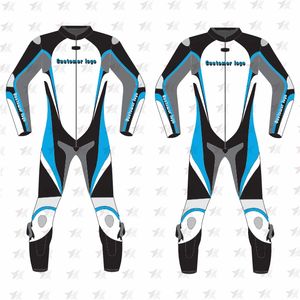 Traje de carreras de motos personalizable con características a prueba de viento y protección Fabricación profesional cómoda con logotipo personalizado - Product Image 4