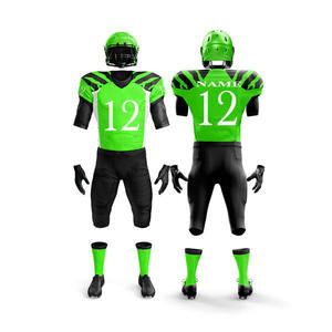 Maillots et pantalons de football américain personnalisés 2025 OEM de haute qualité, respirants, à manches courtes, imprimés, vente en gros, fournisseur par sublimation - Product Image 2