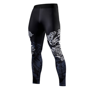 ราคาโรงงานผู้ชาย MMA Spats, คุณภาพสูง BJJ Spats สําหรับขาย, ระบายอากาศ Jujitsu Spats, การบีบอัดแบบกําหนดเองสําหรับขาย - Product Image 5