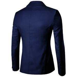 Blazer de Traje de Negocios para Hombre de Calidad Prémium a Precio Económico al por Mayor, Tallas Grandes y Corte Entallado, Diseño Personalizado, Sólido, con Cierre de Botones y Transpirable - Product Image 2