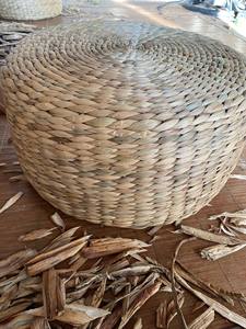 Coussin rond en jacinthe d'eau le plus vendu pour la décoration intérieure et la méditation fabriqué au Vietnam/coussin en jacinthe d'eau de qualité supérieure - Product Image 5