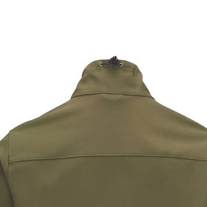 Men's Sporty Front Logo Hooded Coated Waterproof <b>Fleece</b> <b>Lined</b> Eco-Friendly Softshell Winter <b>Jacket</b> - Product Image 4