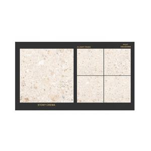 800x800mm haute brillance PGVT pierre numérique Crema conception bonne qualité carreaux de porcelaine polie brique réfractaire de Style européen moderne - Product Image 1