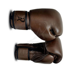 Guantes de boxeo de cuero personalizados profesionales: cómodos guantes de entrenamiento de lucha con absorción de humedad - Product Image 5