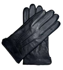 Guantes de Piel de Oveja para Hombre, Cálidos para Invierno, Lisos, Ecológicos, con Forro Interior de Lana, Personalizables y en Existencia - Product Image 1
