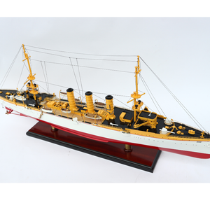 Maquette de bateau de combat EMDEN en bois de haute qualité 100% fait à la main Nouveau produit décoratif 2024 Technique peinte SMS - Product Image 6