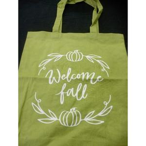 2023 mode personnalisé imprimé coton sac en gros promotionnel Calico toile Shopping fourre-tout avec motif de lettre - Product Image 3