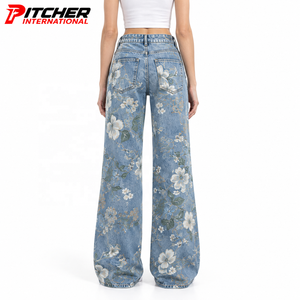 Jeans en denim pour femmes en gros, jeans de travail en coton pour boutiques de mode, fourniture sur mesure sous marque privée - Product Image 3