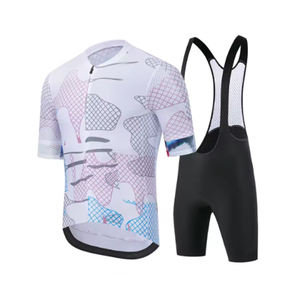 Ensemble de maillots de cyclisme à manches courtes avec logo personnalisé pour hommes, vêtements de sport et combinaisons de cyclisme - Product Image 2