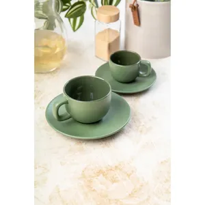 Juego de Tazas de Cerámica Personalizadas Caturra Plus para Cappuccino - Product Image 4