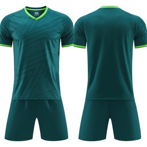 Ensemble de maillots de football de club hommes séchage rapide 2 pièces uniforme de football respirant antibactérien de haute qualité personnalisé - Product Image 1