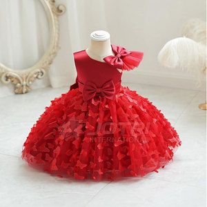 Vestido de bebé niña con bombachos transpirable conjunto a juego ropa de bebé con estilo logotipo personalizado vestido de bebé - Product Image 2