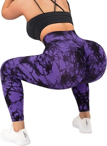 Leggings de yoga sublimés pantalons de gym pour le fitness Leggings d'entraînement de gym de haute qualité pour femmes taille haute personnalisés OEM - Product Image 2