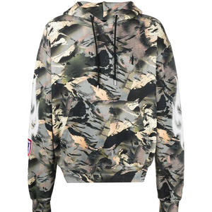 Vente en gros de pull à capuche de sport de grande taille avec logo personnalisé pour hommes sweat à capuche en coton et polyester brodé pour l'hiver technique de sublimation - Product Image 1