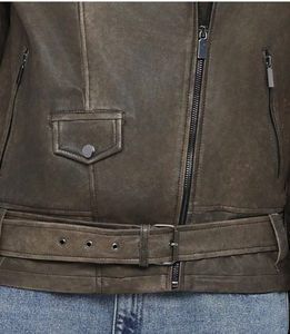 OEM mejores chaquetas de invierno de las mujeres delgadas de cuero personalizado último diseño chaqueta de cuero genuino Mujer - Product Image 6