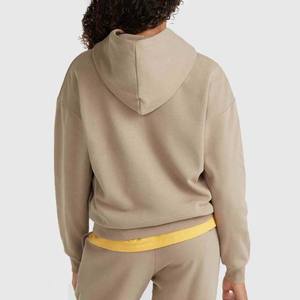 เสื้อฮู้ด400gsm หนาแบบเรียบลำลองสำหรับผู้หญิงเสื้อมีฮู้ดผ้าฟลีซโอเวอร์ไซส์ผลิตได้ตามแบบ - Product Image 3