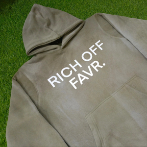 เสื้อฮู้ดซักกรดออกแบบได้ตามต้องการเสื้อมีฮู้ดผ้าฝ้าย100% ปักลายสตรีทแวร์เสื้อสวมหัวซักหินขนาด XL - Product Image 1