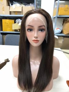 Perruque complète en dentelle droite, cheveux humains péruviens non traités, cuticule vierge brute, cheveux alignés, prix de gros - Product Image 3