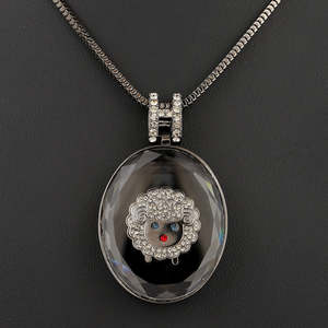 Women's Fancy Chain <b>Locket</b> - Black - Product Image 1